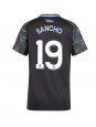 Billige Aston Villa Jadon Sancho #19 Bortedrakt Dame 2025-26 Kortermet